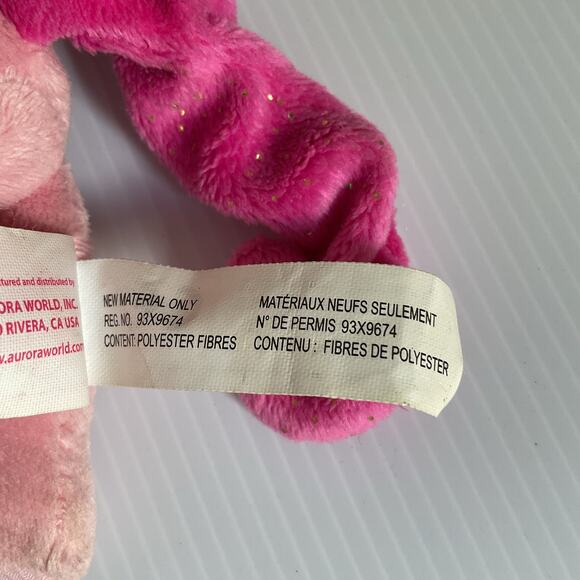 2013 My Little Pony Pinkie Pie Plush Aurora World Stuffed Animal Sparkle Hair - Picture 9 of 13